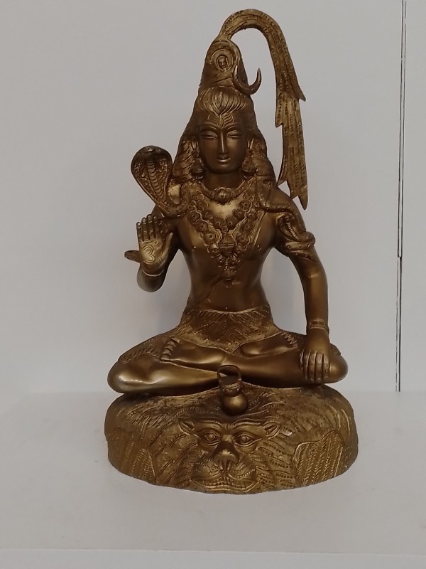 Verguld beeld god Shiva